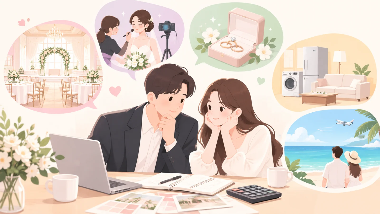 결혼 예산 항목별 배분